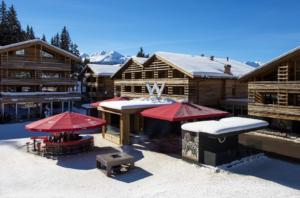 In ski resorts, hotels go off-piste