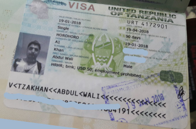 Explanation of Tanzania Visa Procedure